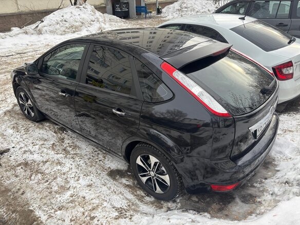 2008 Ford Focus II Рестайлинг, чёрный, 450000 рублей - вид 5