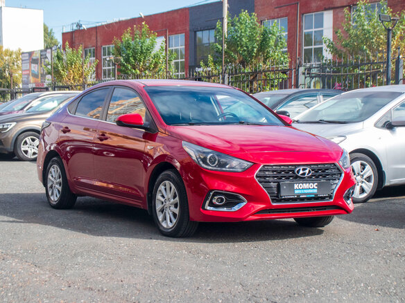 2018 Hyundai Solaris II, красный - вид 8