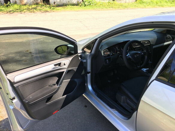 2014 Volkswagen Golf VII, серебристый - вид 6