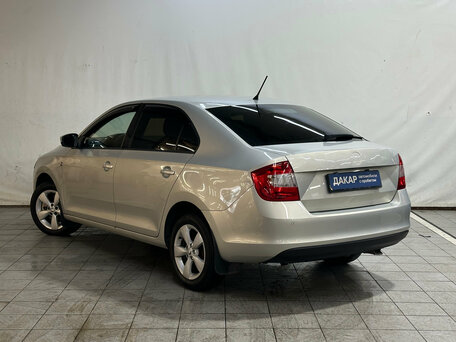 2014 Skoda Rapid I, бежевый, 730000 рублей, вид 4