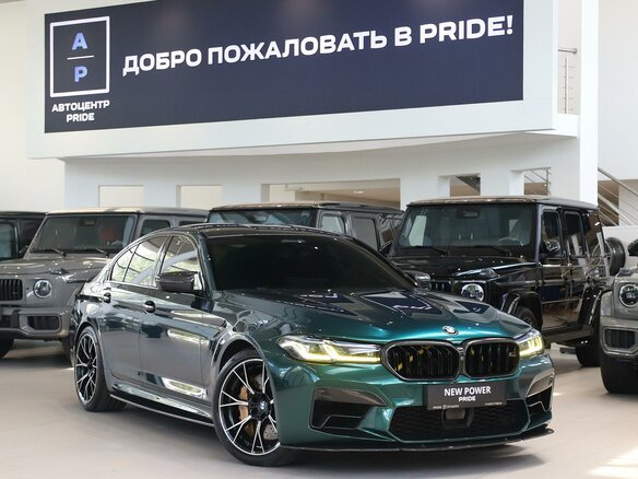 2022 BMW M5 Competition VI (F90) Рестайлинг, зелёный, 9000000 рублей - вид 4