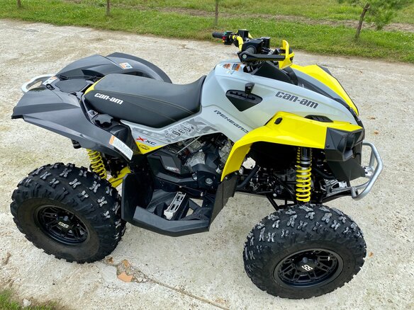 2019 BRP Can-Am Renegade 1000, жёлтый - вид 6