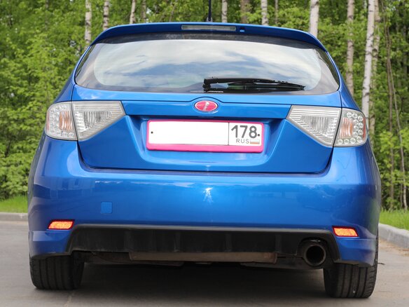 2007 Subaru Impreza WRX III, синий - вид 4