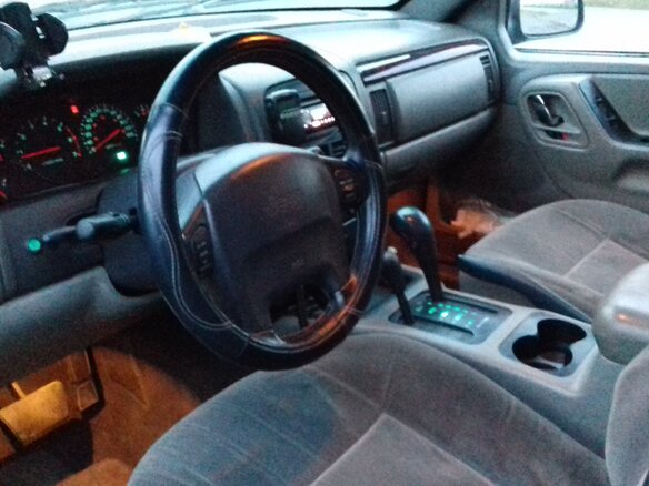 2000 Jeep Grand Cherokee II (WJ), серый - вид 4