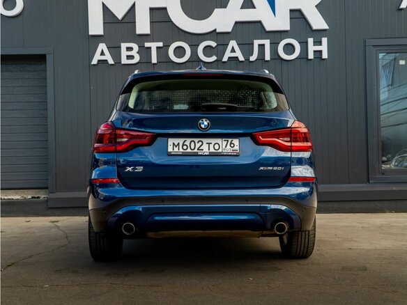 2018 BMW X3 20i xDrive III (G01), синий - вид 12