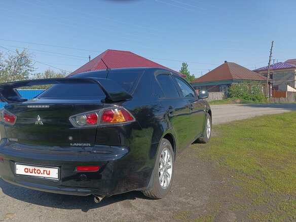 2012 Mitsubishi Lancer X Рестайлинг, чёрный, 1000000 рублей - вид 3