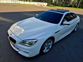 2015 BMW 6 серии Gran Coupe 640i xDrive III (F06/F13/F12) Рестайлинг, белый, 3100000 рублей, вид 5