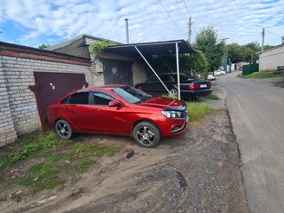 2018 Lada (ВАЗ) Vesta I, красный, 925000 рублей, вид 1