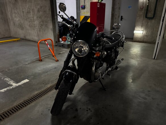 2019 Triumph Bonneville T120, чёрный, 1200000 рублей - вид 9