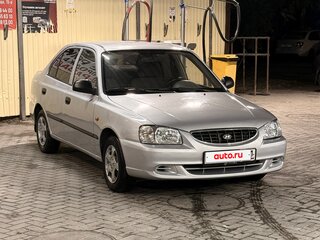 2004 Hyundai Accent ТагАЗ II, серебристый, 320000 рублей, вид 3