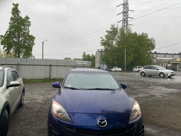 2011 Mazda 3 II (BL), синий, 950000 рублей - вид 1