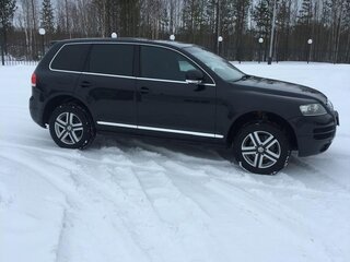 2006 Volkswagen Touareg I, чёрный, 1100000 рублей, вид 4
