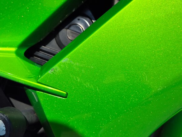 2012 Kawasaki ER-6F (Ninja 650R), зелёный, 420000 рублей - вид 9
