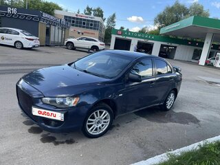 2007 Mitsubishi Lancer X, синий, 525000 рублей, вид 1