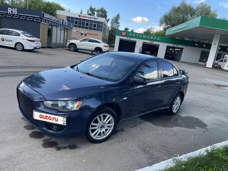 2007 Mitsubishi Lancer X, синий, 500000 рублей, вид 1