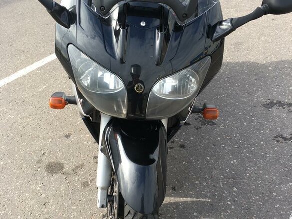 2001 Yamaha FJR1300, чёрный - вид 2