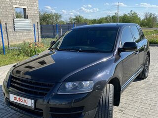 2005 Volkswagen Touareg I, чёрный, 1150000 рублей, вид 2