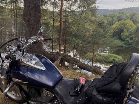 2007 Honda VTX 1300, синий, 700000 рублей, вид 4