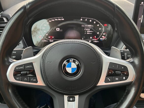 2022 BMW X3 30i xDrive III (G01) Рестайлинг, синий, 4990000 рублей - вид 9