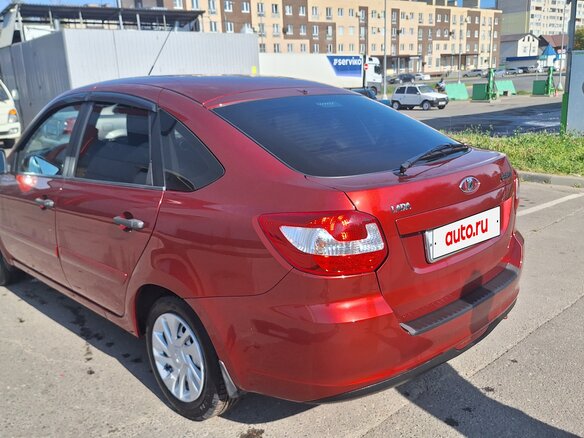 2018 Lada (ВАЗ) Granta I Рестайлинг, красный, 850000 рублей - вид 1