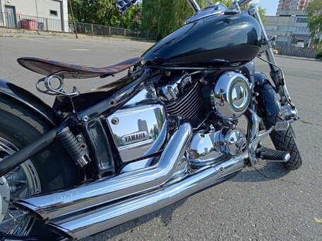 2004 Yamaha XVS650 Drag Star, чёрный, 480000 рублей, вид 4