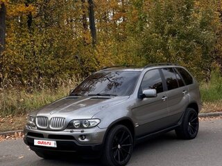 2004 BMW X5 3.0i I (E53) Рестайлинг, серый, 1350000 рублей, вид 1