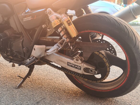 2001 Honda CB 400 Super Four, чёрный, 325000 рублей - вид 4