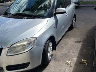 2008 Skoda Fabia II, серебристый, 580000 рублей, вид 2