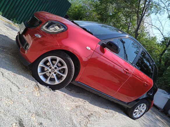 2015 Smart Forfour II, красный, 1050000 рублей - вид 9