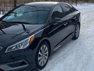 2015 Hyundai Sonata VII (LF), чёрный, 1300000 рублей, вид 1