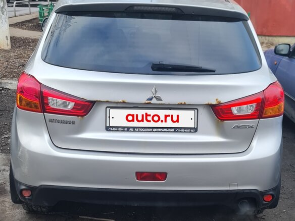 2014 Mitsubishi ASX I Рестайлинг, серебристый, 950000 рублей - вид 4
