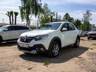 2020 Renault Logan Stepway II Рестайлинг, белый, 1130000 рублей, вид 3