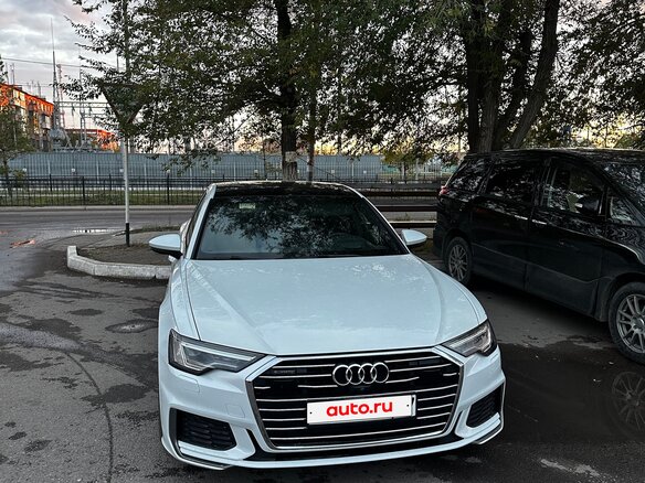 2022 Audi A6 45 TFSI V (C8), белый, 4000000 рублей