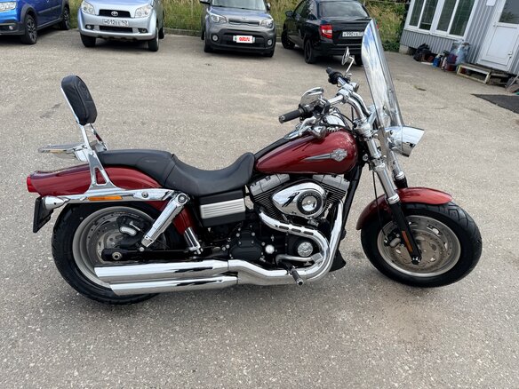2010 Harley-Davidson Fat Bob, красный, 777000 рублей - вид 7