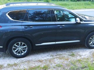 2022 Hyundai Santa Fe IV Рестайлинг, синий, 4200000 рублей, вид 4