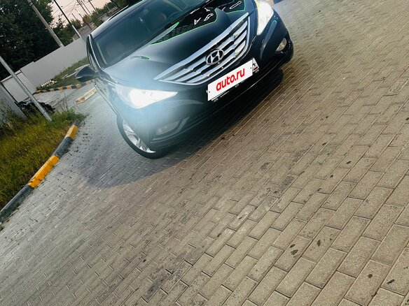 2011 Hyundai Sonata VI (YF), чёрный, 1200000 рублей - вид 4