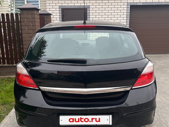 2007 Opel Astra H, чёрный - вид 6