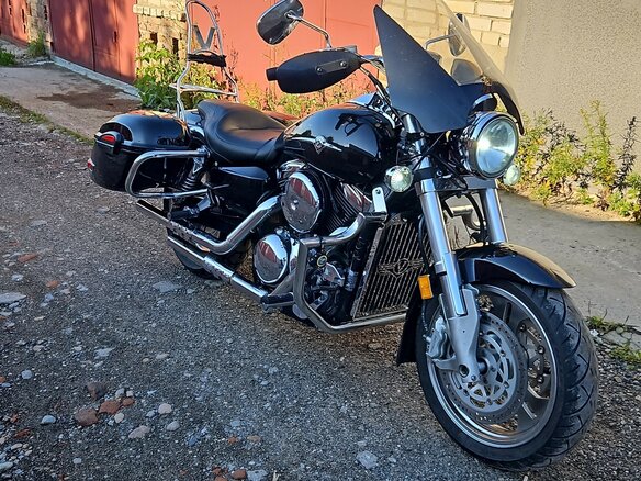 2006 Kawasaki VN1600 Vulcan, чёрный, 580000 рублей - вид 17