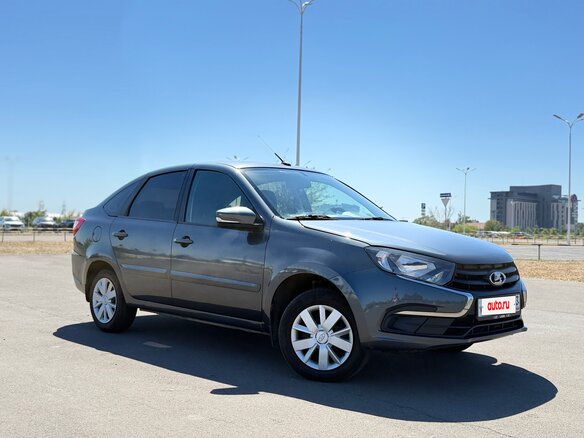 2019 Lada (ВАЗ) Granta I Рестайлинг, серебристый - вид 1
