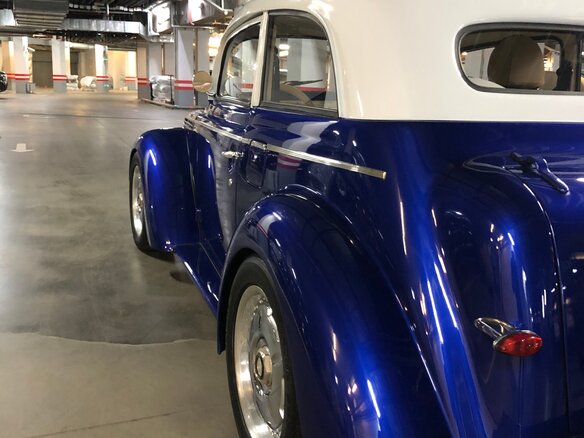 1949 Москвич 400 400-420, синий - вид 2