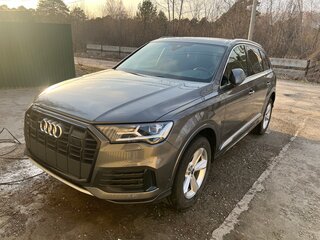2022 Audi Q7 45 TFSI II (4M) Рестайлинг, серый, 6200000 рублей, вид 1
