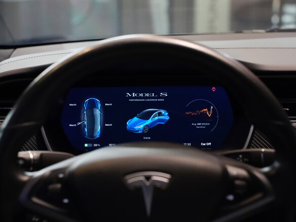 2019 Tesla Model S Performance I Рестайлинг, синий, 4800000 рублей - вид 11