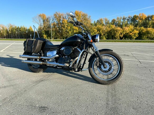 2005 Yamaha XVS1100, чёрный, 600000 рублей - вид 15