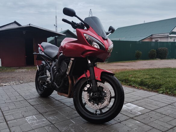 2007 Yamaha FZ6, красный, 425000 рублей