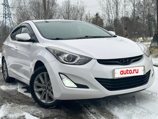 2014 Hyundai Elantra V (MD) Рестайлинг, белый, 1300000 рублей, вид 1