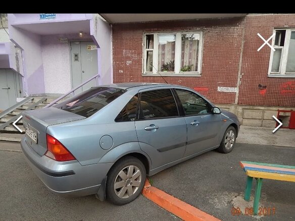 2004 Ford Focus I Рестайлинг, голубой - вид 7