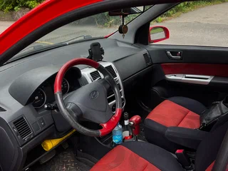 2005 Hyundai Getz I Рестайлинг, красный, 325000 рублей, вид 4