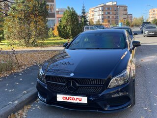 2015 Mercedes-Benz CLS 350 BlueTEC II (C218) Рестайлинг, синий, 2790000 рублей, вид 2
