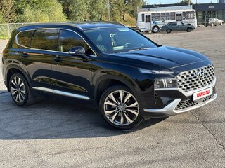 2021 Hyundai Santa Fe IV Рестайлинг, чёрный, 3590000 рублей, вид 2