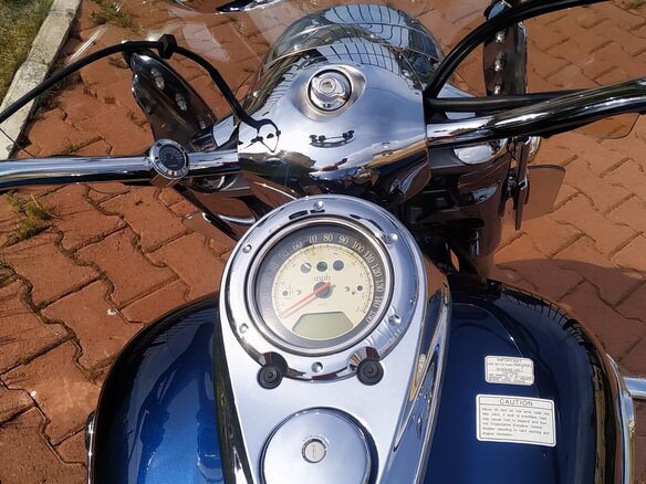 2005 Kawasaki VN2000 Vulcan, синий, 700000 рублей - вид 5